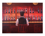 Bottle for One Giclee Print by Todd Horne