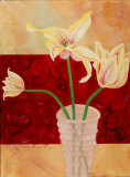 Lilies in Vase I Prints by Claire Pavlik Purgus