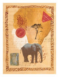 Travel Elephant Posters by Fernando Leal