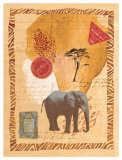 Travel Elephant Prints by Fernando Leal