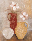 Etched Vases I Prints by Rosemary Abrahams