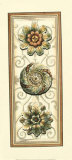 Classic Rosette Panel I Prints