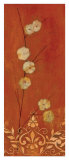 Sienna Flowers I Print by Fernando Leal
