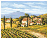 La route des vignobles Posters par Charles Berry