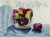 Apples Poster by Claire Pavlik Purgus