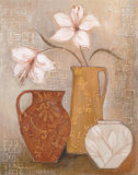 Etched Vases II Posters by Rosemary Abrahams