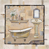 Vintage Bath Time II Poster by Katherine & Elizabeth Pope