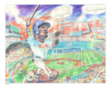 Big Papi (David Ortiz) Giclee Print by Padraic M. O'Reilly