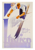 Winter Sports in Italien Posters par Franz Lenhart