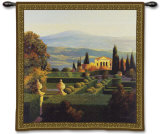 Villa d'Orcia Wall Tapestry by Max Hayslette