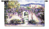Wistful Wisteria Wall Tapestry by Betty Carlson