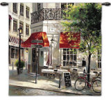 Corner Café Wall Tapestry by Brent Heighton Corner Café Wall Tapestry by Brent Heighton