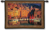 Ruby Sails Wall Tapestry by Pascual Bueno