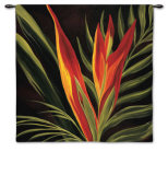 Birds of Paradise II Wall Tapestry by St. Amanat