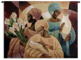 Caress Wall Tapestry by Keith Mallett