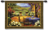 Countryside Terrace Wall Tapestry