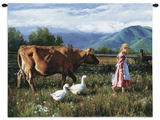 Morning Walk Wall Tapestry by Robert Duncan