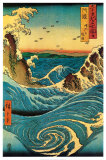 Navaro Rapids, c.1855 Posters by Ando Hiroshige