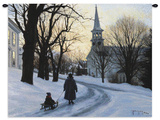 Winters Eve Wall Tapestry by Robert Duncan