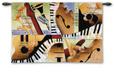 Jazz Medley I Wall Tapestry by Tom Grijalva
