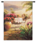 Courtyard View II Wall Tapestry by Roberto Lombardi