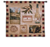Wine Land II Wall Tapestry by Elizabeth Jardine