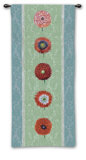 Floating Botanical: Green Bay Wall Tapestry
