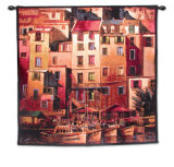 Mediterranean Gold Wall Tapestry by Michael O'Toole