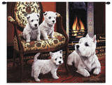 Westie Wall Tapestry by Robert May