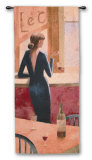 Le Café Wall Tapestry by Miguel Dominguez
