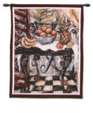 Tropical Table Wall Tapestry by Nicole Etienne