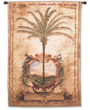 Sunset Palm Wall Tapestry by Elizabeth Jardine