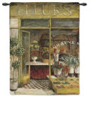 Fleurs de Jardin Wall Tapestry by Fabrice De Villeneuve Fleurs de Jardin Wall Tapestry by Fabrice De Villeneuve