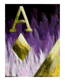 Purple Aces 2 Photographic Print by Teo Alfonso