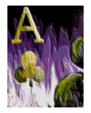 Purple Aces 7 Photographic Print by Teo Alfonso