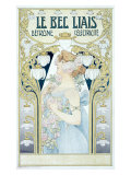 Art Nouveau Detrone Electric Lamp Giclee Print