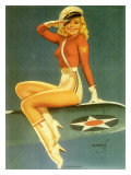 Pin-Up Girl: Army Air Force reproduction procédé giclée