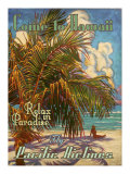 Relax in Hawaii Pacific Airlines reproduction procédé giclée par Rick Sharp