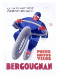 Bergougnan Motorcycle Tire Giclee Print