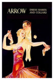 Flecha vestido camisas y collares Lámina giclée por Joseph Christian Leyendecker