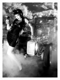 Pin-Up Girl: Voodoo Munster Mobile Giclee Print by David Perry