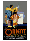 Canadian Pacific Empress Route Giclee Print