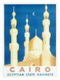 Cairo Egyptian Train Railway Lámina giclée Cairo Egyptian Train Railway Lámina giclée