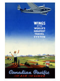 Canadian Pacific Airlines Lámina giclée Canadian Pacific Airlines Lámina giclée