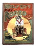 Wolf City Rodeo, 1917 Giclee Print by Sharon Hunt