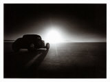 Deuce Coupe Salt Flat Racer Giclee Print by David Perry