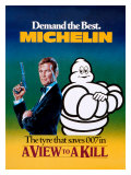 Michelin, Tire James Bond Giclée-Druck