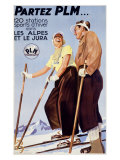 PLM, Snow and Ski Giclee Print