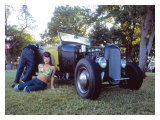 Pin-Up Girl: Rat Rod Boyfriend Lámina giclée por David Perry