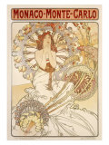 Monte Carlo Giclee Print by Alphonse Mucha